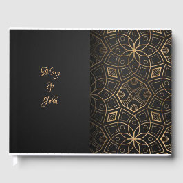 Luxe elegante trouw gastenboek