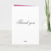 Luxe Elegante Trouwboeket Dankkaart Bedankkaart (Achterkant)