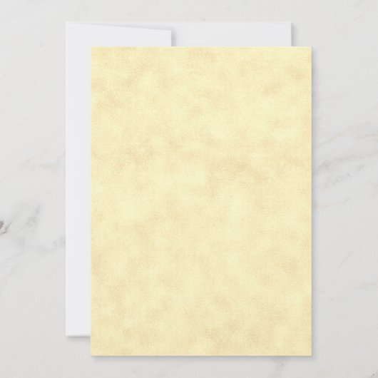 Luxe elegante witgouden glitter Bruiloft Kaart (Achterkant)