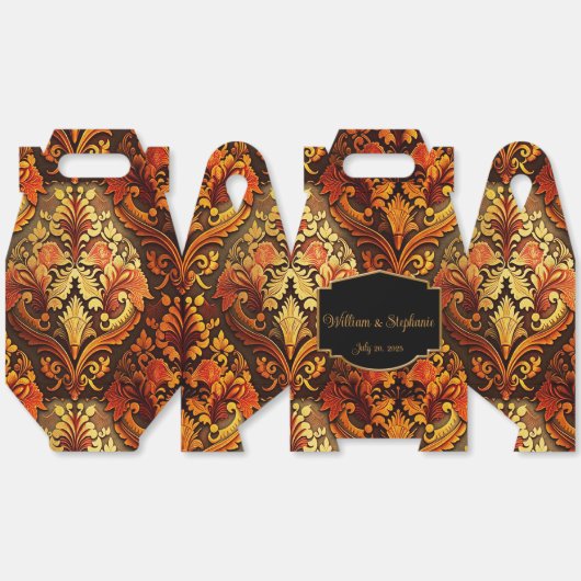 Luxe, Elke Vintage  Bedankdoosjes (Ongevouwen)