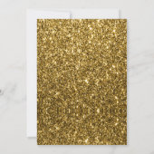Luxe Emerald en Gouden Glitter Agaat Huwelijk Kaart (Achterkant)
