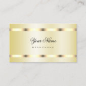 Luxe en elegant Gold Effect Design Professional Visitekaartje (Voorkant)