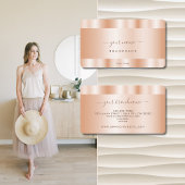 Luxe en elegant Roos Gold Colour Professional Visitekaartje