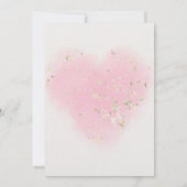 Luxe en elegante huwelijksuitnodiging met licht kaart (Achterkant)