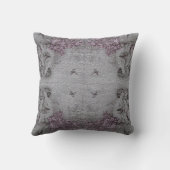 Luxe Engel Modern Vintage Bloem Roos Kussen (Achterkant)