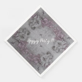 Luxe Engel Moderne Vintage Bloem Roos Servet (Hoek)