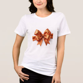 Luxe esdoorblad doordrenkte warme herfst lint ontw Tri-Blend shirt