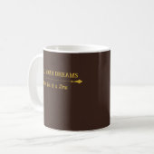 Luxe Espresso Gouden Koffiemok (Voorkant links)