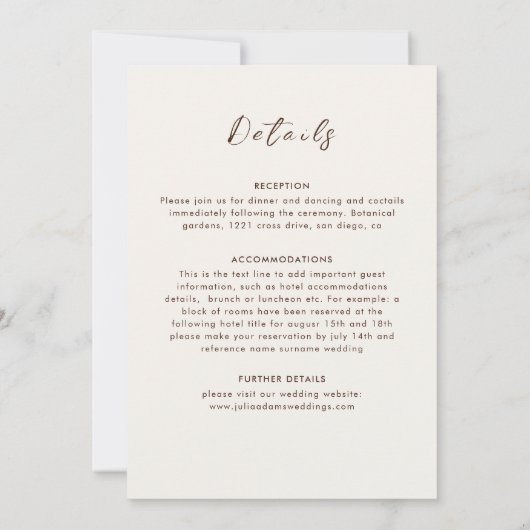 Luxe esthetische geometrische Mandala bruiloft Kaart (Achterkant)