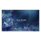 Luxe etherische Abstracte bloemengoud Lijst Magnetisch Visitekaartje (Voorkant)