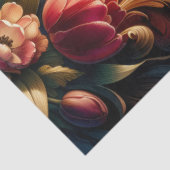 Luxe etherische barokke bloemendecoupage tissuepapier (Detail)