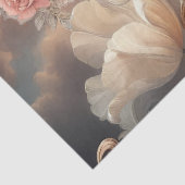 Luxe etherische schoonheid en barokke stijl bloeme tissuepapier (Detail)