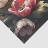 Luxe Ethische Barokke Bloemendecoupage Tissuepapier (Detail)