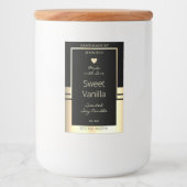 Luxe etiketten voor productverpakking (zwart en go (Voorkant)