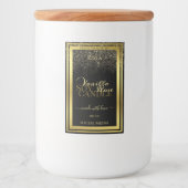 Luxe etiketten voor productverpakking (zwart en go (Voorkant)