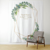 Luxe Eucalyptus Bloei Gouden Doop Requisiet Wandkleed (In situ)