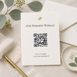 Luxe Eucalyptus Groene Website QR Kaart