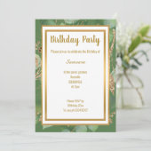 LUXE EUCALYPTUS MERMAID INSPIRED SAGE KAART (Staand voorkant)