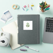 Luxe Eucalyptusbladsticker Elegante Saliegroene Ti Sticker (iPad Cover)