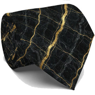 Luxe Executive Das Zwart & Goud Marmer