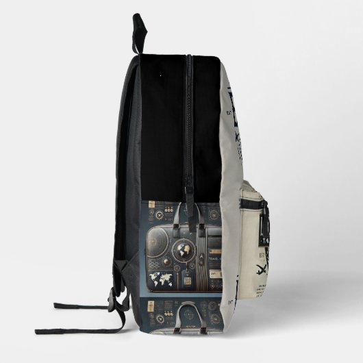 Luxe Explorer reisrugzak Bedrukte Rugzak (Links)