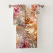 Luxe Fantasie Bloemen Bad Handdoek (Insitu)
