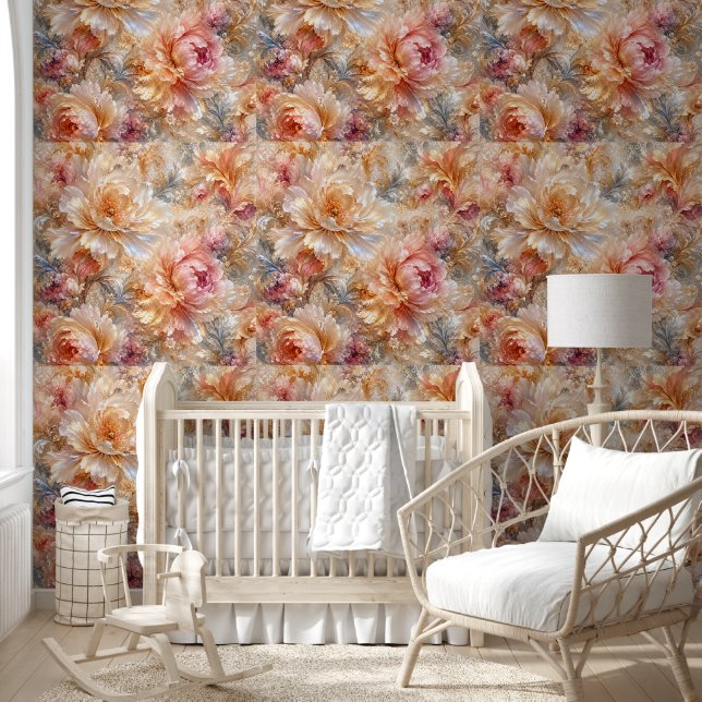Luxe Fantasie Bloemen Behang (Kinderen)