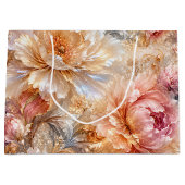 Luxe Fantasie Bloemen Groot Cadeauzakje (Voorkant)