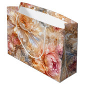 Luxe Fantasie Bloemen Groot Cadeauzakje (Achterkant Gekanteld)