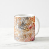 Luxe Fantasie Bloemen Koffiemok (Voorkant rechts)