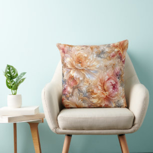 Luxe Fantasie Bloemen Kussen
