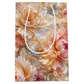 Luxe Fantasie Bloemen Medium Cadeauzakje (Voorkant)