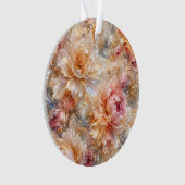Luxe Fantasie Bloemen Ornament (voorkant)