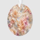 Luxe Fantasie Bloemen Ornament (voorkant)
