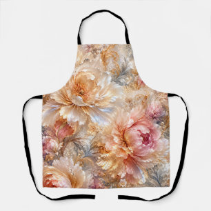 Luxe Fantasie Bloemen Schort