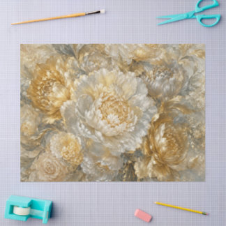 Luxe Fantasie Bloemen Tissuepapier
