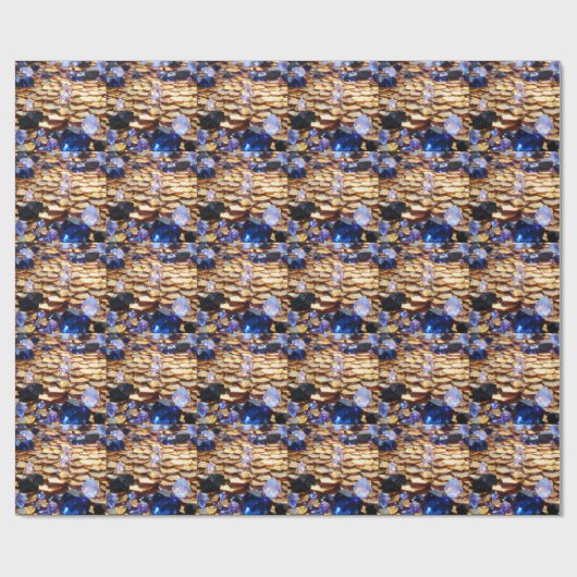 Luxe Fantasy Edelsteen Abstract Cadeaupapier (Vlak)