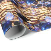 Luxe Fantasy Edelsteen Abstract Cadeaupapier (Rol Hoek)