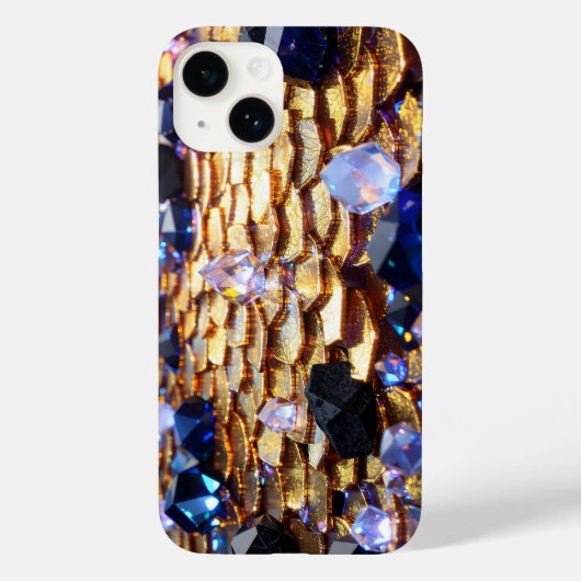 Luxe Fantasy Edelsteen Abstract Case-Mate iPhone Case (Achterkant)