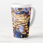 Luxe Fantasy Edelsteen Abstract Latte Mok (Rechterhoek)