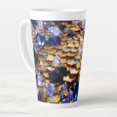 Luxe Fantasy Edelsteen Abstract Latte Mok (Linkerhoek)