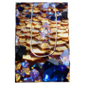 Luxe Fantasy Edelsteen Abstract Medium Cadeauzakje (Achterkant)