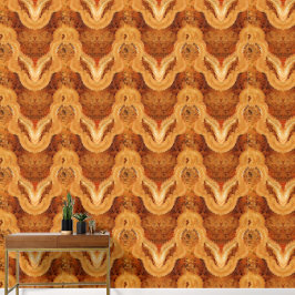 Luxe Faux Burled Wood Behang