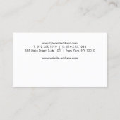 Luxe Faux Gold Confetti Rain Pattern Loyalty Kaart (Achterkant)