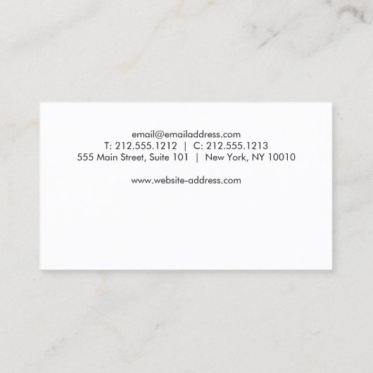 Luxe Faux Gold Confetti Rain Pattern Loyalty Kaart (Achterkant)