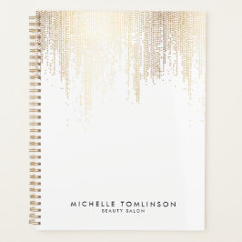 Luxe Faux Gold Confetti Regen Afspraakboek Planner