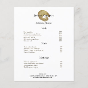 Luxe Faux Gold Rustiek Elegant Modern Minimaal Flyer