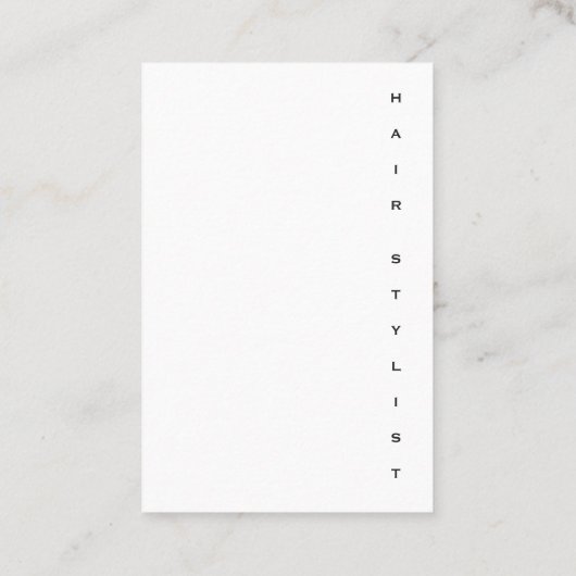 Luxe Faux Gold Texture Mark Visitekaartje (Achterkant)