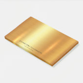  luxe faux goud post-it® notes (Schuin)
