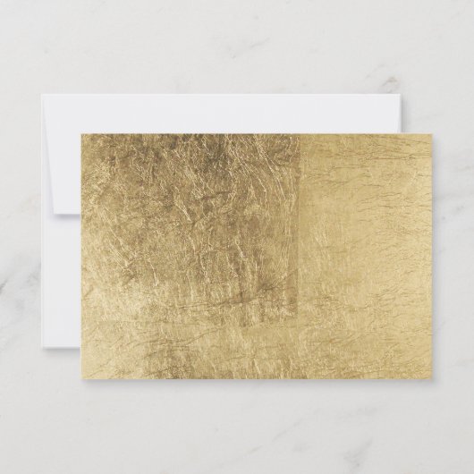 Luxe faux goudblad Wordt mijn Bridesmaid? Kaart (Achterkant)